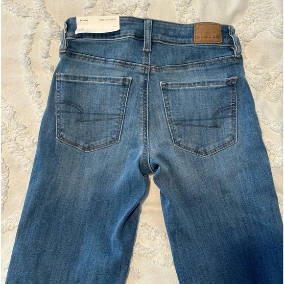 America Eagle 00/24w Skinny Jeans - Picture 2 of 4